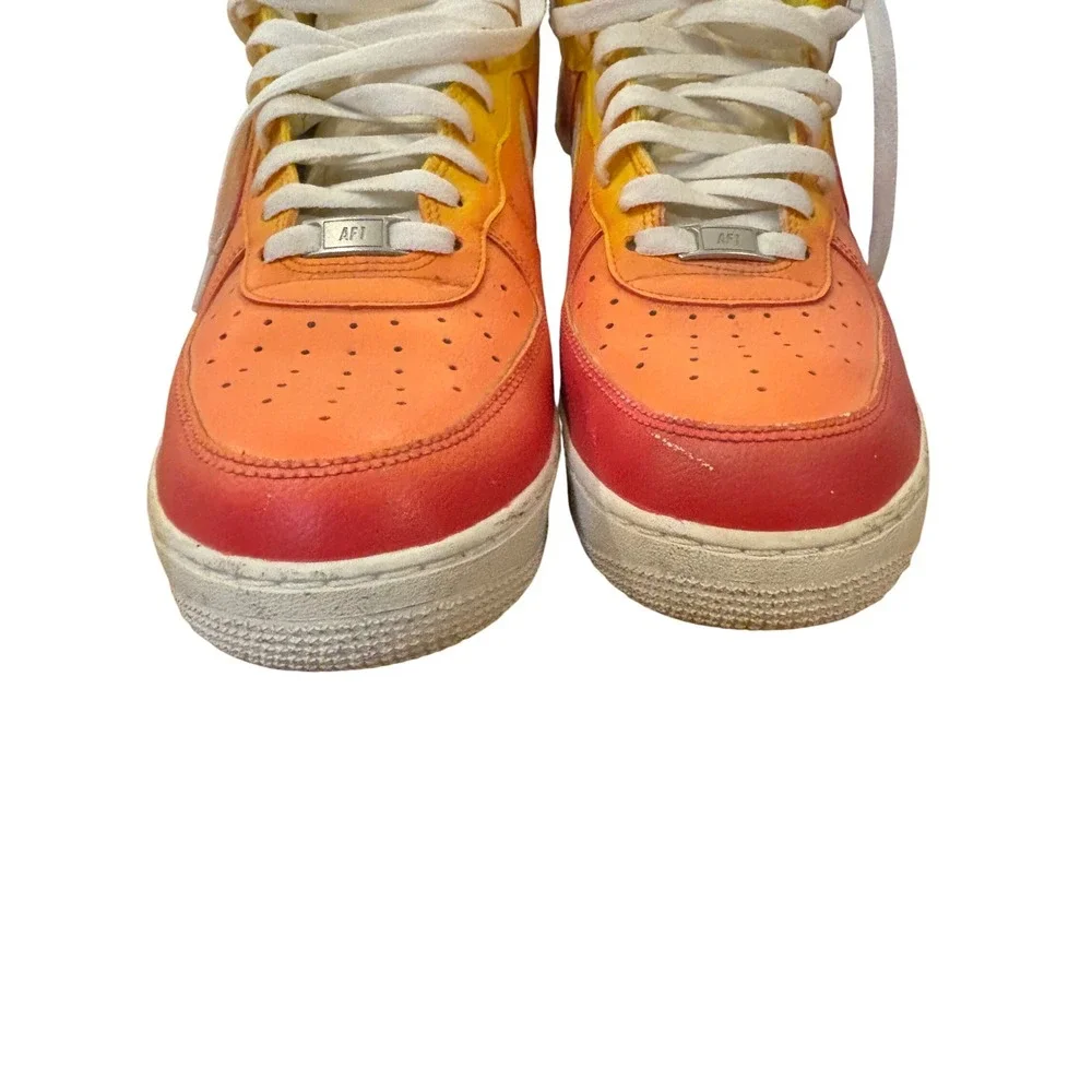Nike Air Force 1 High 07 Custom Sunset Character Art Kurt Cobain Mug Shot